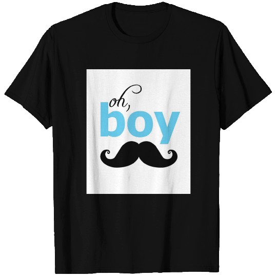 It's a Boy Mustache Baby Shower Maternity T T-shirt