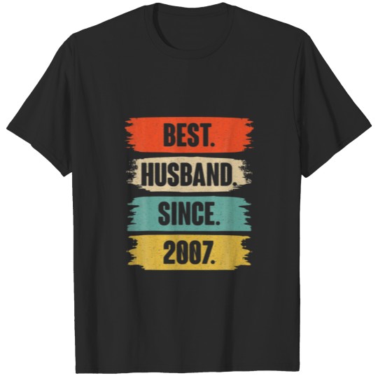 Discover 15 Wedding Aniversary Gift Him - Best Husband Sinc T-shirt