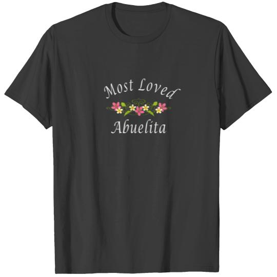 Most Loved Abuelita Spring Flowers Mother's Day T-shirt