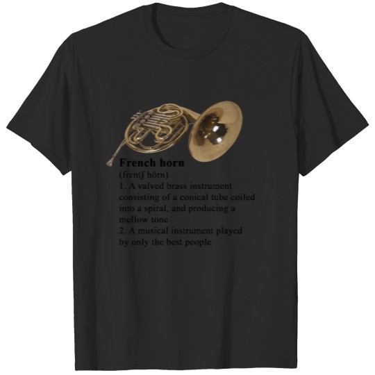 French Horn definition T-shirt