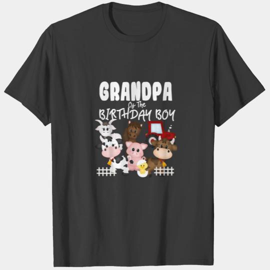Farm Animals Barnyard Farm House Grandma Of The Bi T-shirt