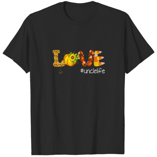 Discover Love Unclelife Pumpkin Flip Flops Uncle Life Hallo T-shirt