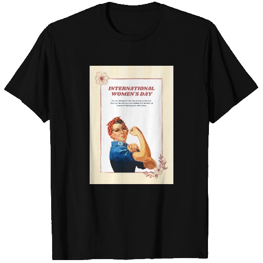 Women's day Theme motivational Design Plus Size T-shirt