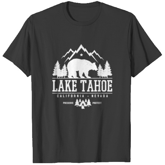 Lake Tahoe California - Bear Mountains Nature Camp T-shirt