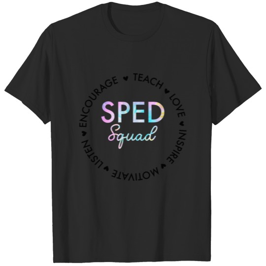 Special Education Teacher Appreciation Tie Dye T-shirt