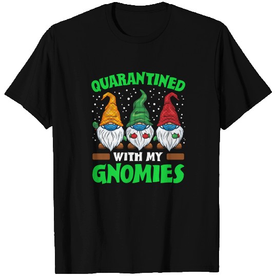 Funny Christmas Gnomes Quarantine 2020 Xmas T-shirt