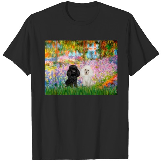 Poodle Pair (BW) - Garden T-shirt