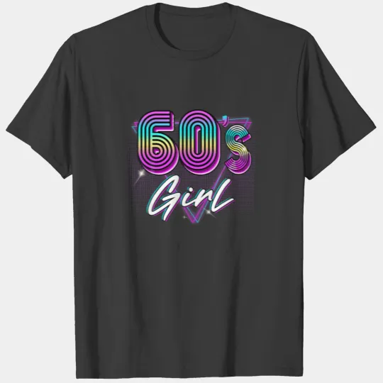 60'S Girl Birthday Retro Vintage 1960S Party Costu T-shirt
