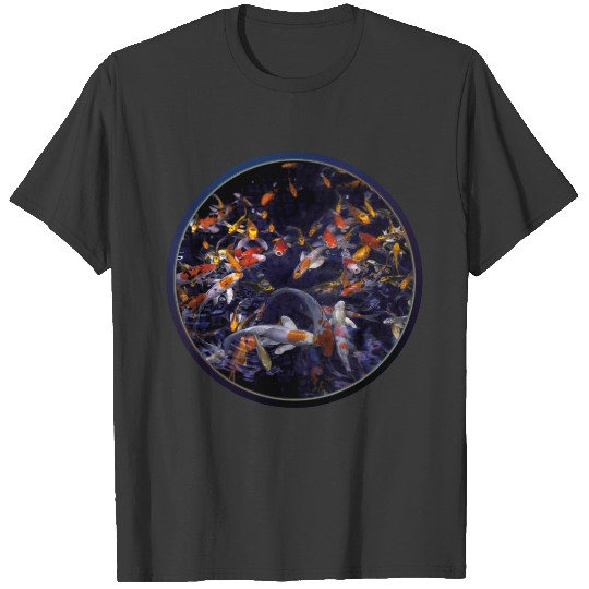 Discover KOI FISH OVER FLOWING T-shirt