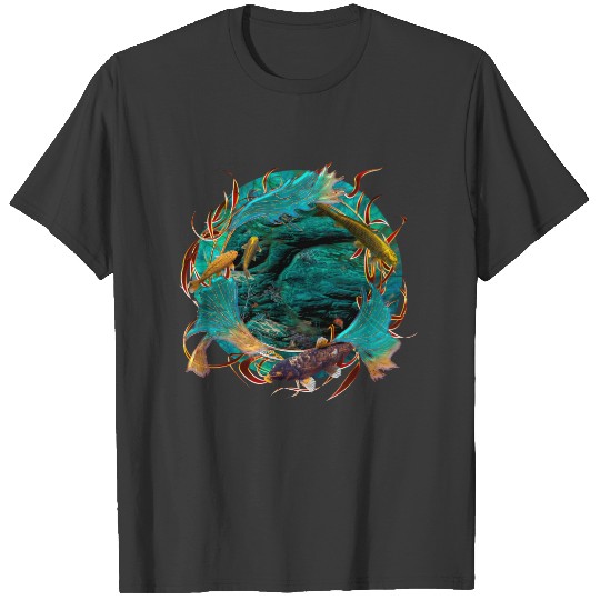 Discover Koi Fish "SWIMMING IN PEACE" T-shirt
