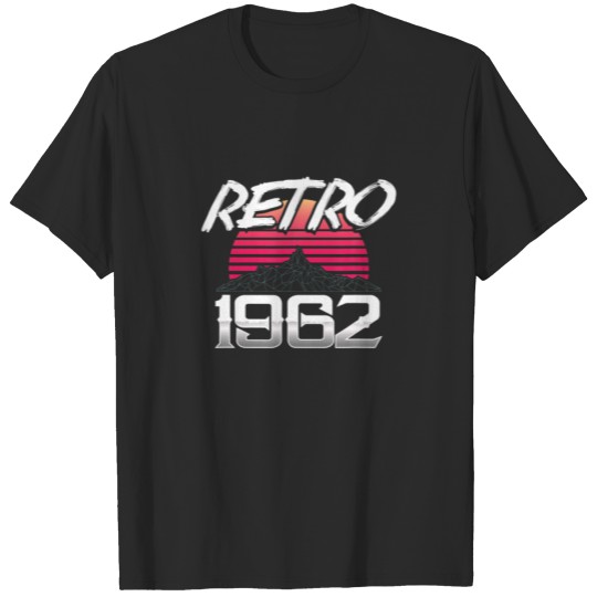 Birthday Humor Retro Born In 1962 60Th Birthday T-shirt