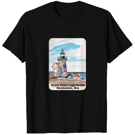 Brant Point Lighthouse, Nantucket MA T-shirt