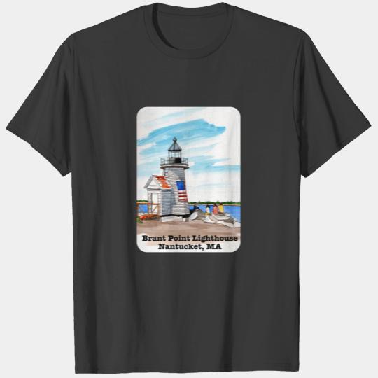 Brant Point Lighthouse, Nantucket MA T-shirt