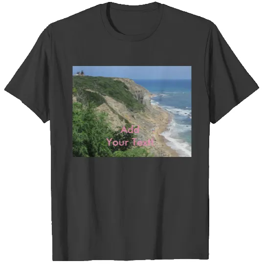 Mohegan Bluffs Block Island 1 T-shirt