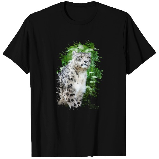 Snow Leopard Shirt, Cat , T-shirt