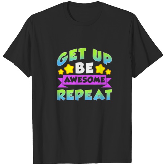 Discover Get Up Motivational Quote Awesome Inspirational Sa T-shirt