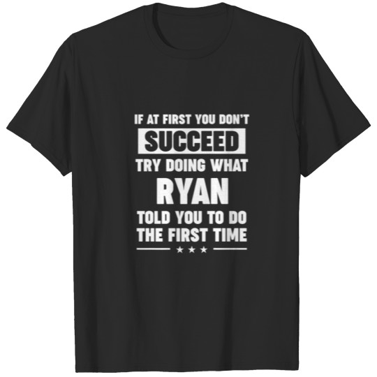 Discover My Name Is Ryan Funny Name Tag T-shirt