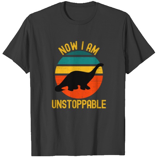 I Am Unstoppable Stegosaurus Dinosaur T-shirt