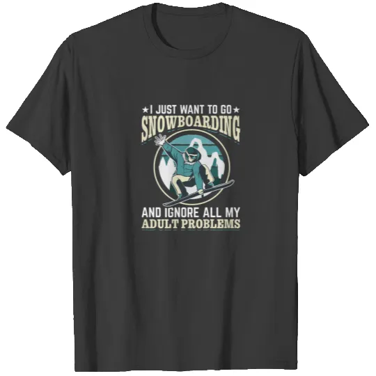 Discover Snowboarding Winter Sports Snowboard Freestyle Sno T-shirt