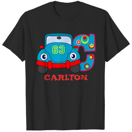 Discover C CAR, name initial T-shirt