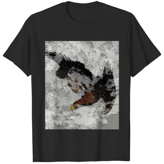Discover Texture with Japanese eagle T-shirt