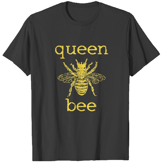 Queen Bee Beekeeping Crown Funny Beekeeper T-shirt