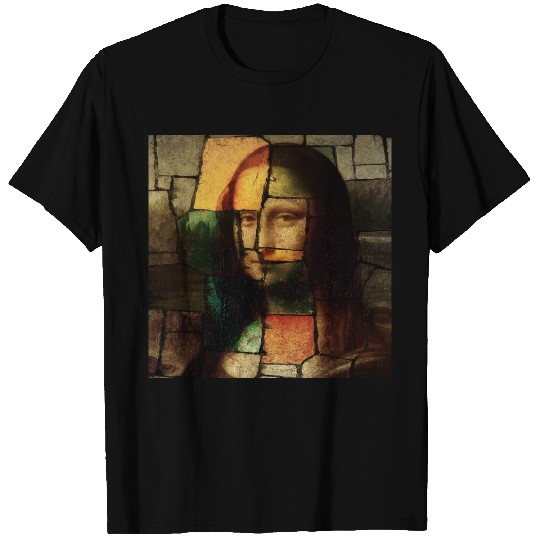 Pop Art Mona Lisa Dark T-shirt