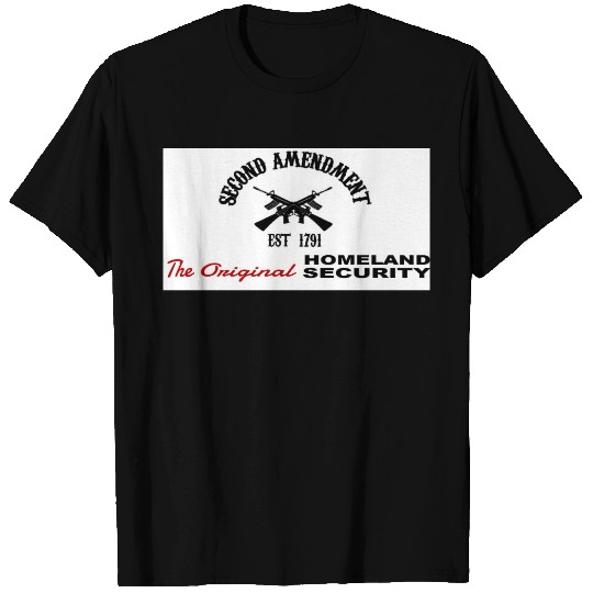 PRO GUN: ORIGINAL HOMELAND SECURITY 2nd AMENDMENT T-shirt