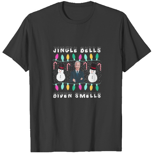 Santa Biden Jingle Bells Biden Smells Anti Biden C T-shirt