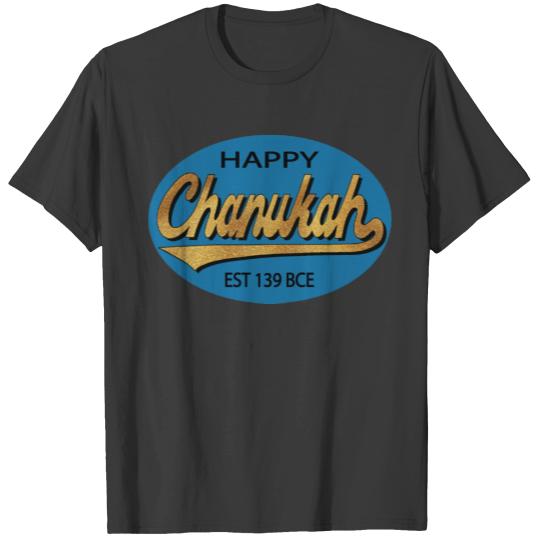 Hanukkah "Chanukah Retro Est 139BCE" 3/4 Sleeve T-shirt