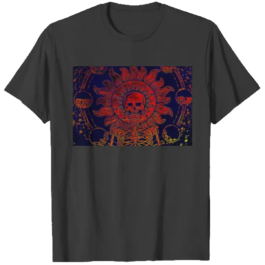 Dramatic Red Skull T-shirt