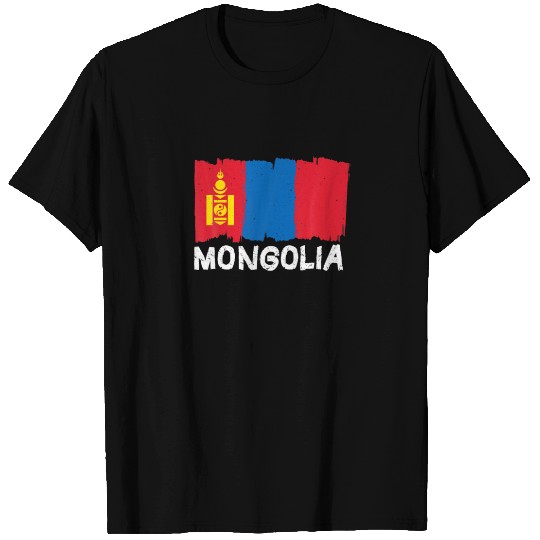 Cool Mongolia Flag T-shirt