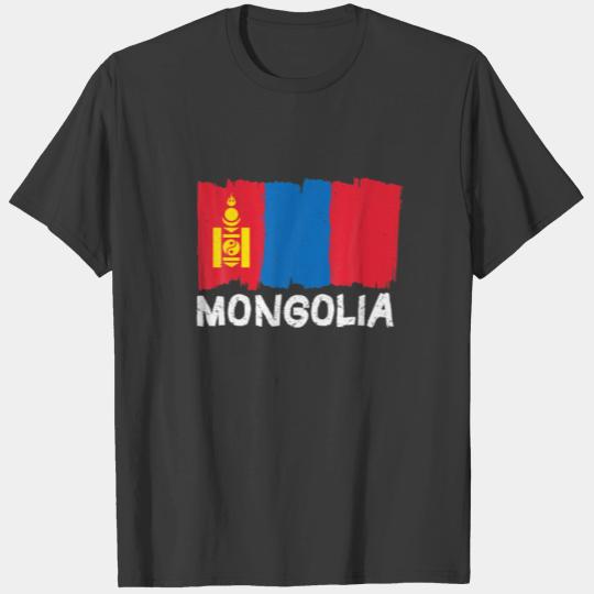 Cool Mongolia Flag T-shirt