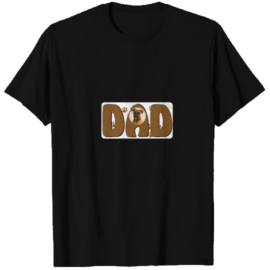 Dog Dad O Boxer T-shirt