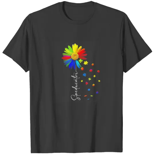 Speducator SPED Teacher Autism Awareness Valentine T-shirt