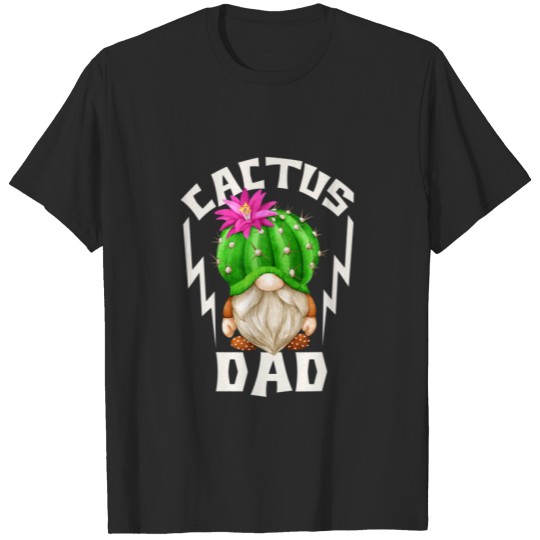 Discover Mens Cactus Gnome Grandpa For Men And Succulent Pl T-shirt