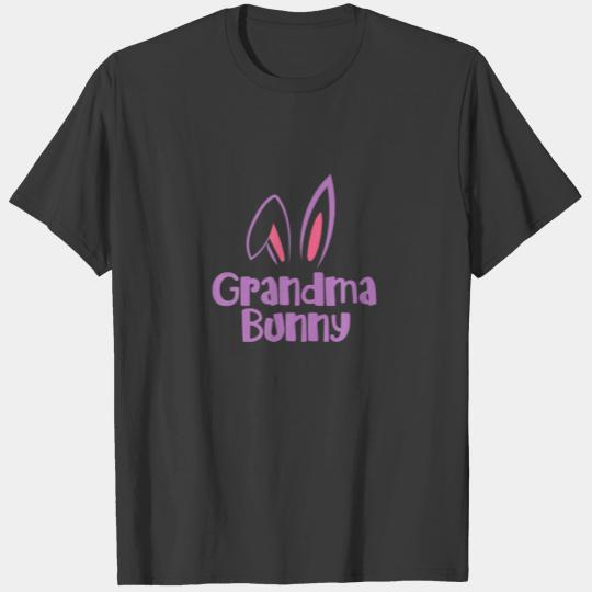 Grandma Bunny Funny Easter Family Matching Couple T-shirt