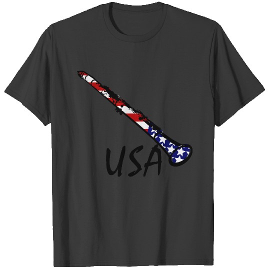 Stars and Stripes Clarinet T-shirt