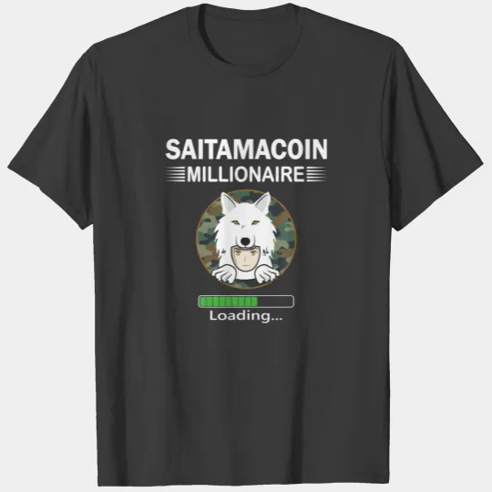 Saitama Coin The Millionaire Loading Token Coin Sa T-shirt