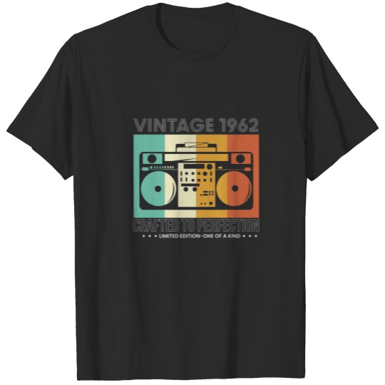Vintage 1962 Radio 60Th Birthday T-shirt