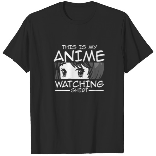 Discover Mens This Is My Anime Watching Anime Merch T-shirt