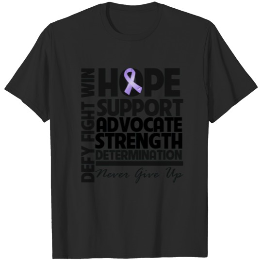 General Cancer Hope Support Advocate T-shirt