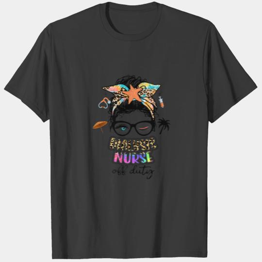 Dialysis Nurse Nurse Off Duty Spring Beark Summer T-shirt