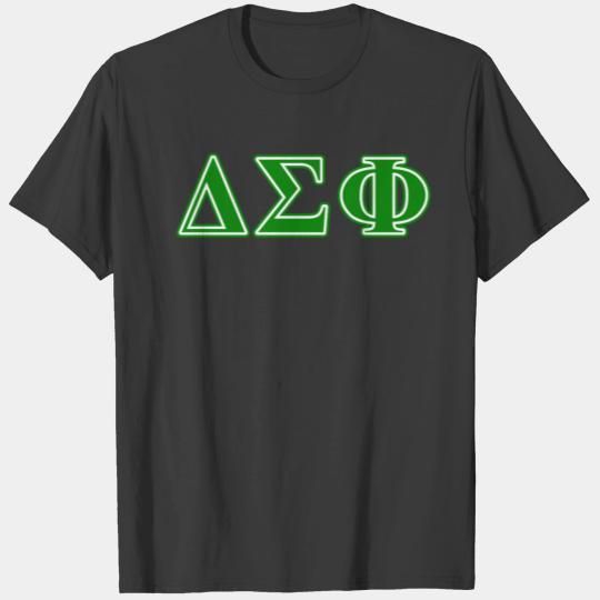 Delta Sigma Phi Green Letters T-shirt
