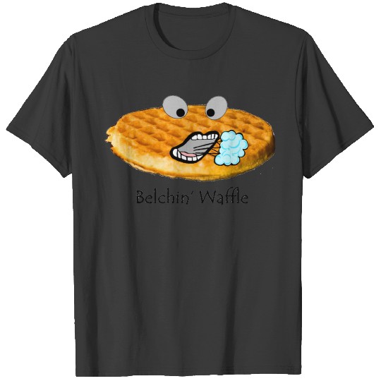 Waffle Belching Humor Breakfast T-shirt