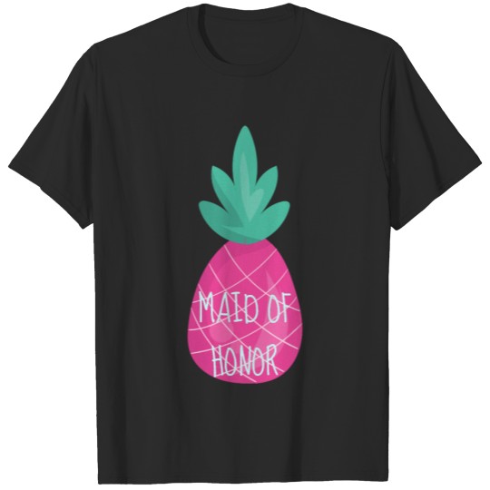 Purple Pineapple Maid of Honor T-shirt