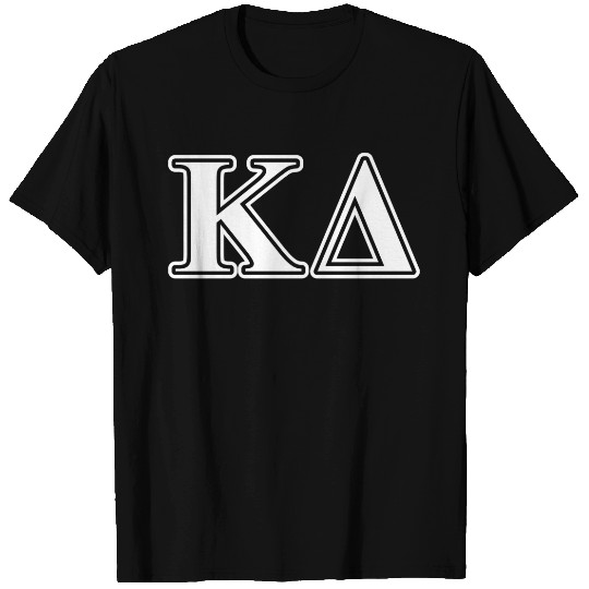Kappa Delta White Letters T-shirt