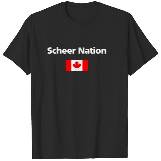 Andrew Scheer Nation Conservative Canada Flag Dark Polo T-shirt