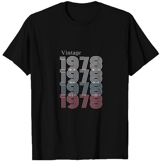 Born in 1978 birthday gifts  plus size T-shirt
