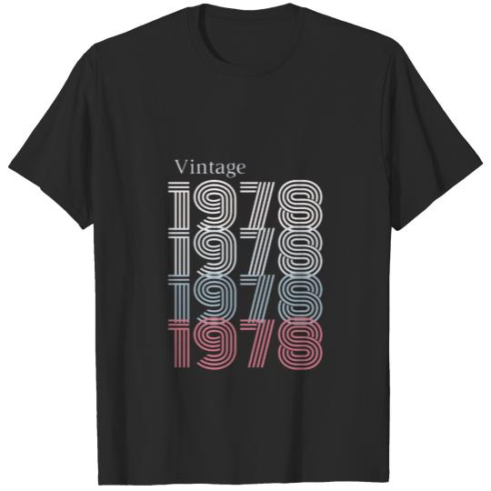 Discover Born in 1978 birthday gifts  plus size T-shirt